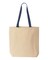Liberty Bags; Liberty Bags Natural Cotton Canvas Tote Contrast Handles Tool; Category:Bags & Totes; Image:2